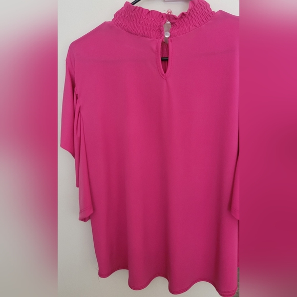 womens plussize puff sleeve blouse 3x - Picture 4 of 5